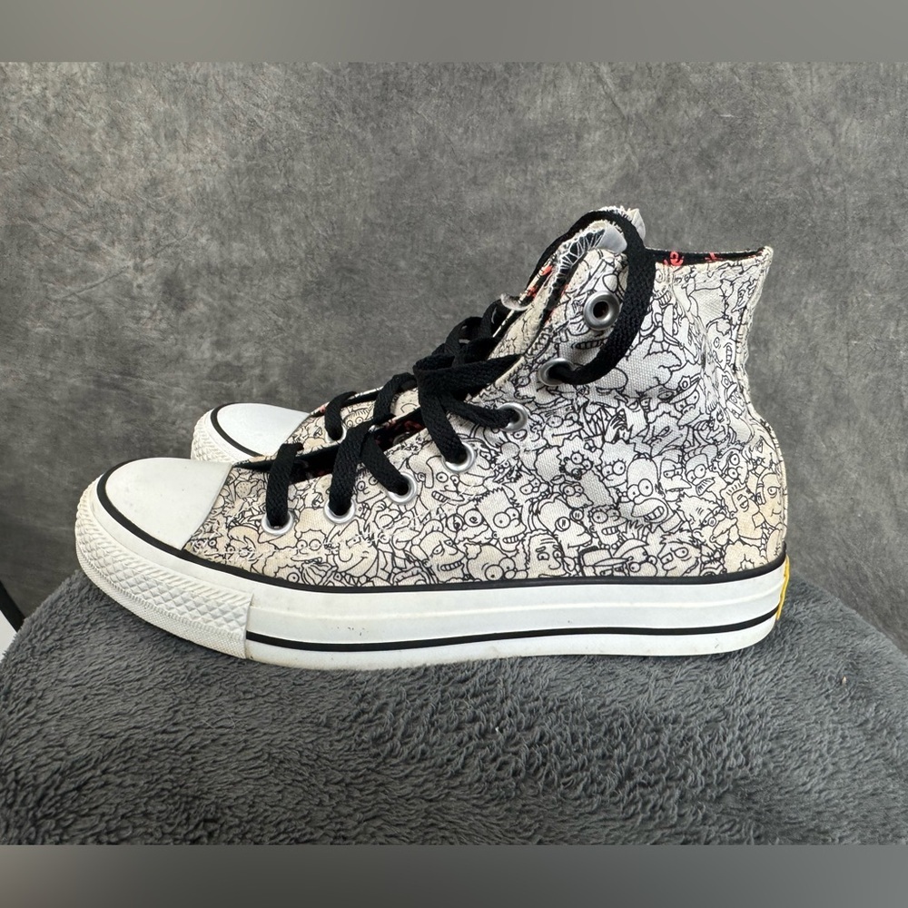 Converse x The Simpsons All Star High Top Sneakers |Unisex | Men’s 6 / Women’s 8 - Picture 3 of 10